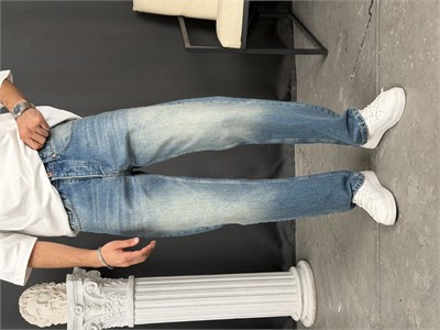 Premium Regular Kalıp Denim Pantolon Tint Mavi