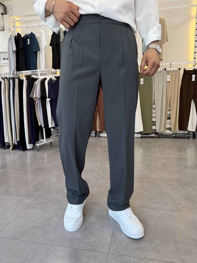 Premium Tensel Paraşüt Baggy Pantolon Antrasit
