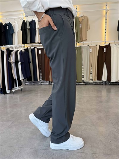 Premium Tensel Paraşüt Baggy Pantolon Antrasit