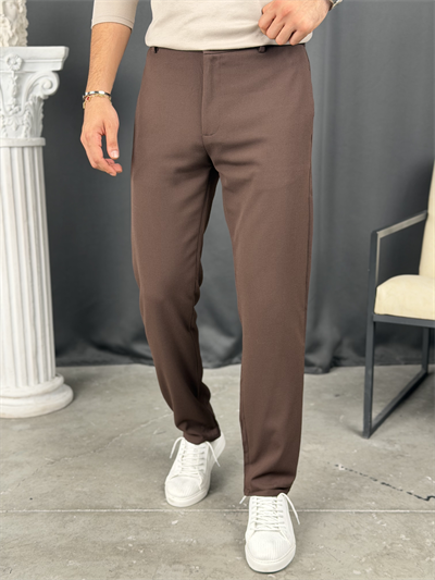 Premium WE11 Regular Kumaş Pantolon Kahverengi