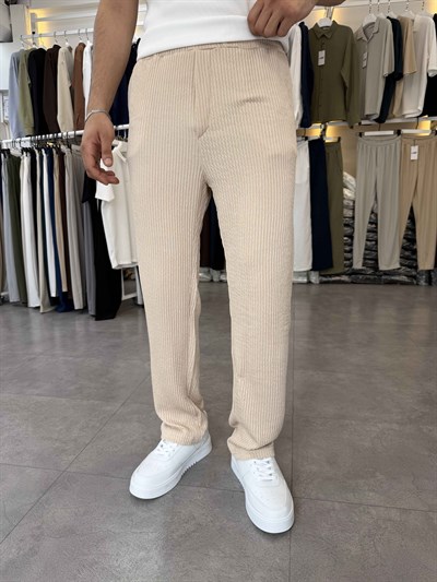 Ray Desen Baggy Pantolon Bej