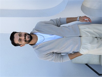 Selanik Çelik Örgü Çift Fermuar Hırka Gri