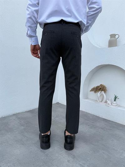 Slimfit Likralı Kumaş Pantolon Antrasit