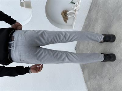 Slimfit Likralı Kumaş Pantolon Gri