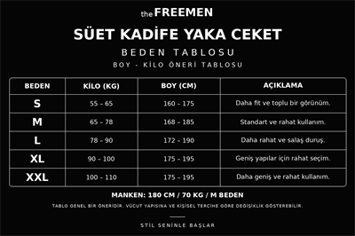 Süet Kadife Yaka Ceket Gri