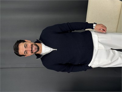 Yarım Fermuar Selanik Regular Triko Kazak Lacivert