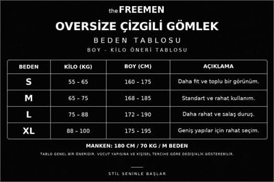 Yarım Oversize Çizgili Gömlek Pembe
