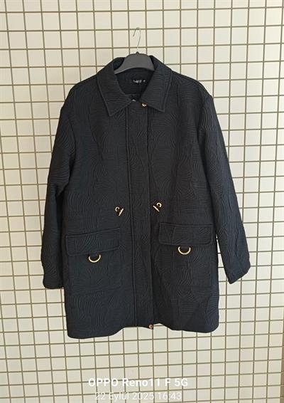 Armine Trend 25KT525 Cep Kapağı Halka Detay Kap - Siyah