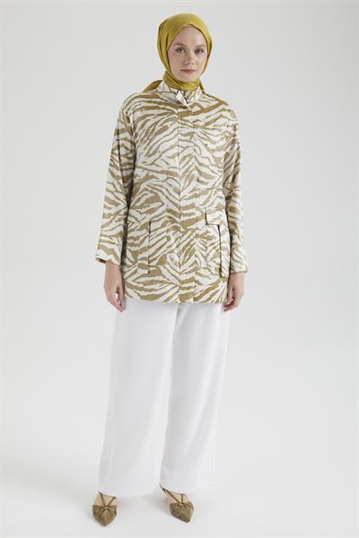 ARMİNE TREND CEKET LEOPAR DESENLİ 25YT533 - ASİT
