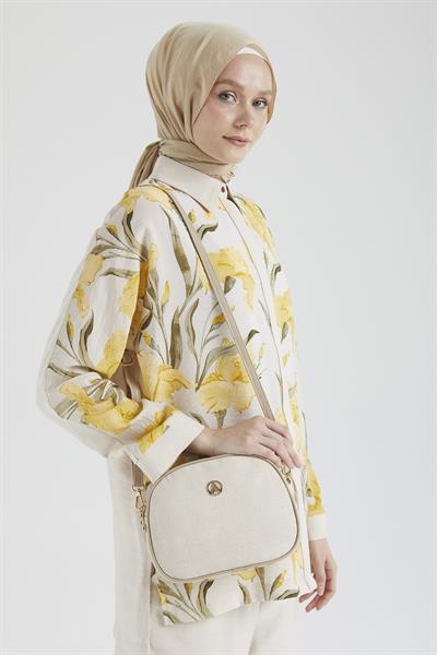 ARMİNE TREND ÇİÇEK DETAYLI PANTOLONLU TAKIM 25YT676 TAŞ