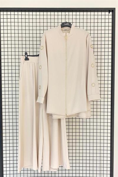 Armine Trend Halka Detaylı Takım 25YT654 BEJ RENGİ