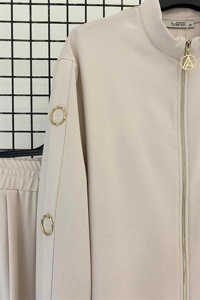 Armine Trend Halka Detaylı Takım 25YT654 BEJ RENGİ