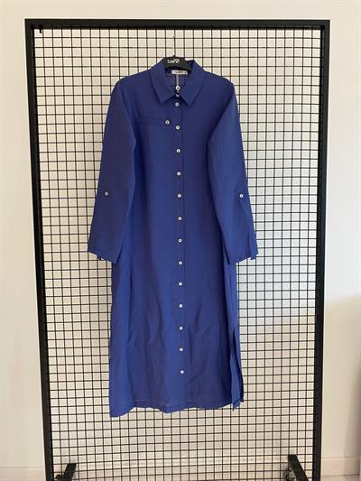 Armine TREND Kol Katlama Detay Düğmeli Tunik İNDİGO 25YT4142