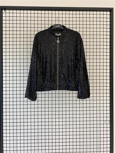 Armine TREND Pul Payet Abiye Ceket ETEK TAKIM SİYAH 25YT506