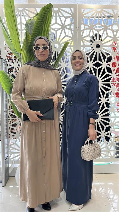 ELORA BELİ KEMER DETAYLI TENSEL KUMAŞ ELBİSE BEJ 