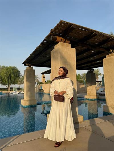Naqqe Eteği ve kolları dantel detaylı Etekli Takım 