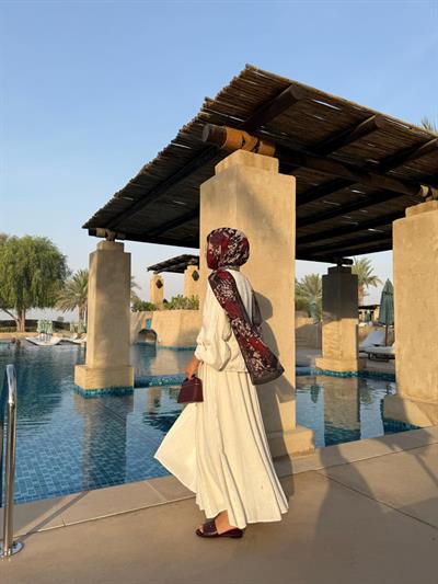 Naqqe Eteği ve kolları dantel detaylı Etekli Takım 