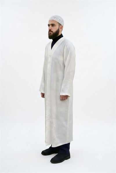 AEROBİN KUMAŞ LÜKS NAMAZ CÜBBESİ-BEYAZAEROBİN KUMAŞ LÜKS NAMAZ CÜBBESİAEROBİNCB-SH01CÜBBE MODELLERİSUFFA
