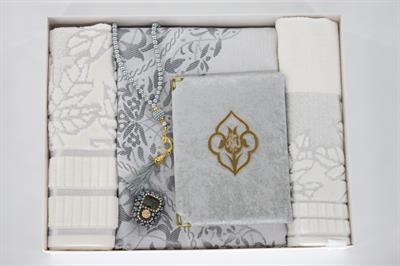 Hac Umre Hediyelikleri - TAM Havlulu SET - SİLVER
