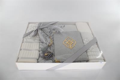 Hac Umre Hediyelikleri - TAM Havlulu SET - SİLVER
