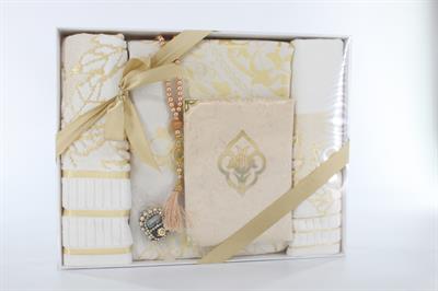 Hac Umre Hediyelikleri - TAM Havlulu SET - GOLD
