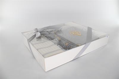 Hac Umre Hediyelikleri - TAM Havlulu SET - SİLVER