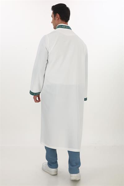 İmam Cübbesi Bordürlü Yarım Astarlı 