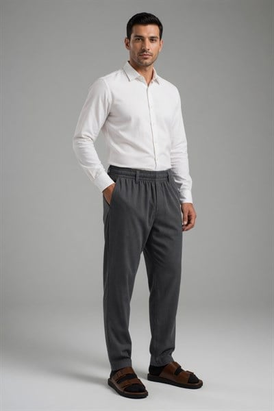 Likralı Polyviscon Spor Şalvar