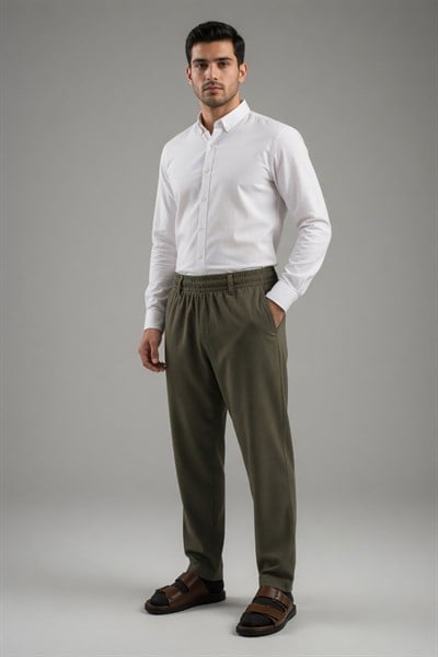 Likralı Polyviscon Spor Şalvar