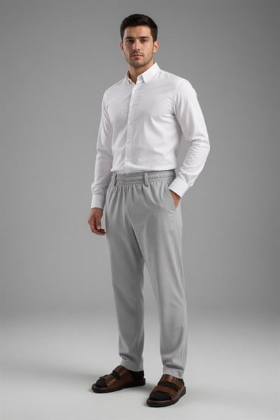 Likralı Polyviscon Spor Şalvar