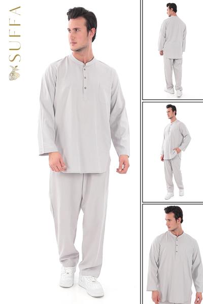 LÜKS Erkek Takım | %100 Pamuk - Umre Kıyafeti 