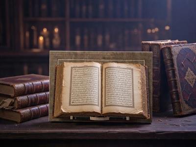 Osmanlı Tuğrası İşlemeli Ahşap Rahle ve Kitap Okuma Standı