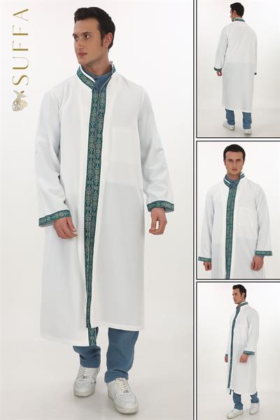 Özel Seri – Bordürlü Yarım Astarlı İmam Cübbesi 