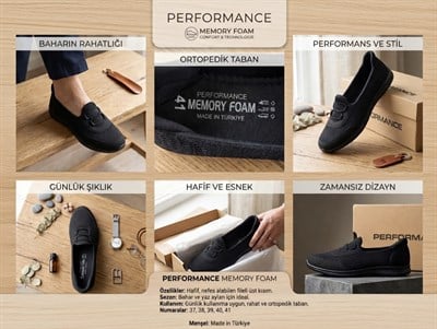 PERFORMANCE AirStep BulutYürüyüş - Kadın Hafif Nefes Alabilen Ortopedik Tabanlı Memory Foam Günlük Yürüyüş Ayakkabısı