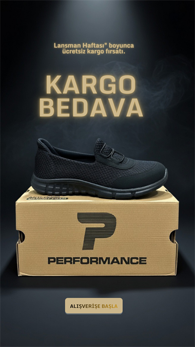 PERFORMANCE AirStep BulutYürüyüş - Kadın Hafif Nefes Alabilen Ortopedik Tabanlı Memory Foam Günlük Yürüyüş Ayakkabısı