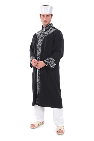 PREMİUM SERİ LÜKS NAKIŞLI İMAM CÜBBESİ