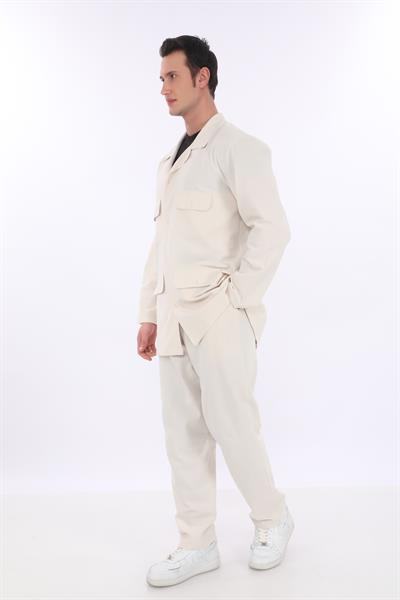 Pamuklu Erkek Safari Takımı | Hac ve Umre Kıyafeti