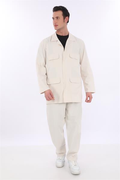 Pamuklu Erkek Safari Takımı | Hac ve Umre Kıyafeti