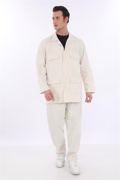 Pamuklu Erkek Safari Takımı | Hac ve Umre Kıyafeti