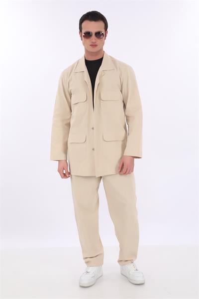 Pamuklu Erkek Safari Takımı | Hac ve Umre Kıyafeti