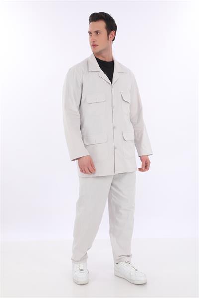 Pamuklu Erkek Safari Takımı | Hac ve Umre Kıyafeti