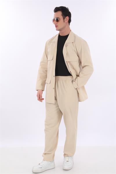 Pamuklu Erkek Safari Takımı | Hac ve Umre Kıyafeti