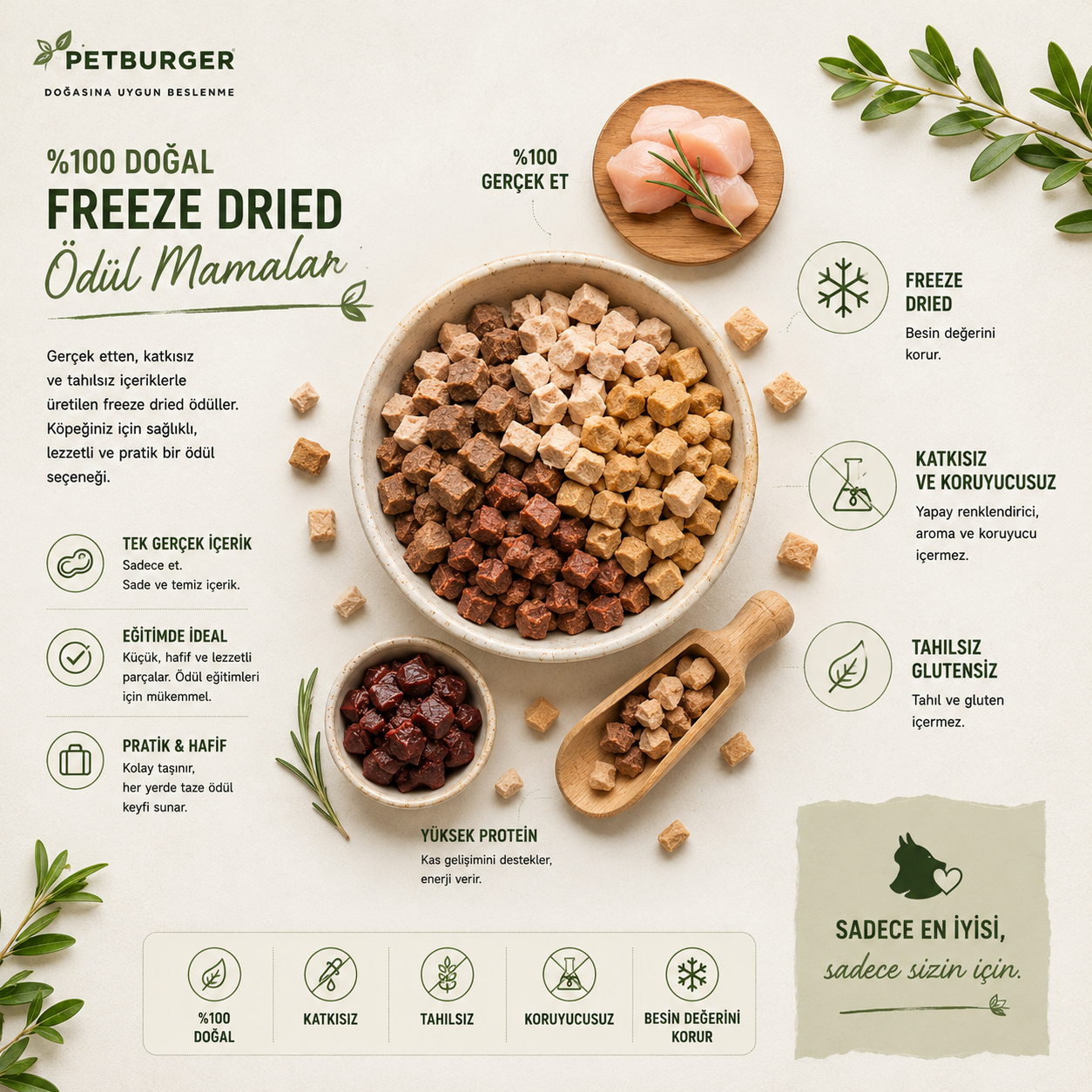Petsnack Freeze Dried Kuzu İşkembe