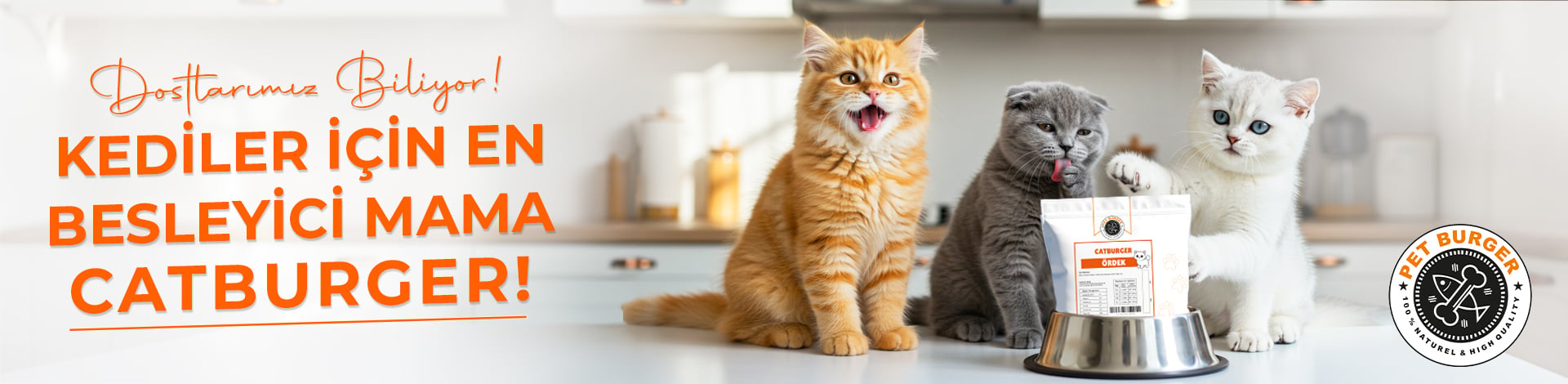 Kediler İçin En Besleyici Mama Catburger