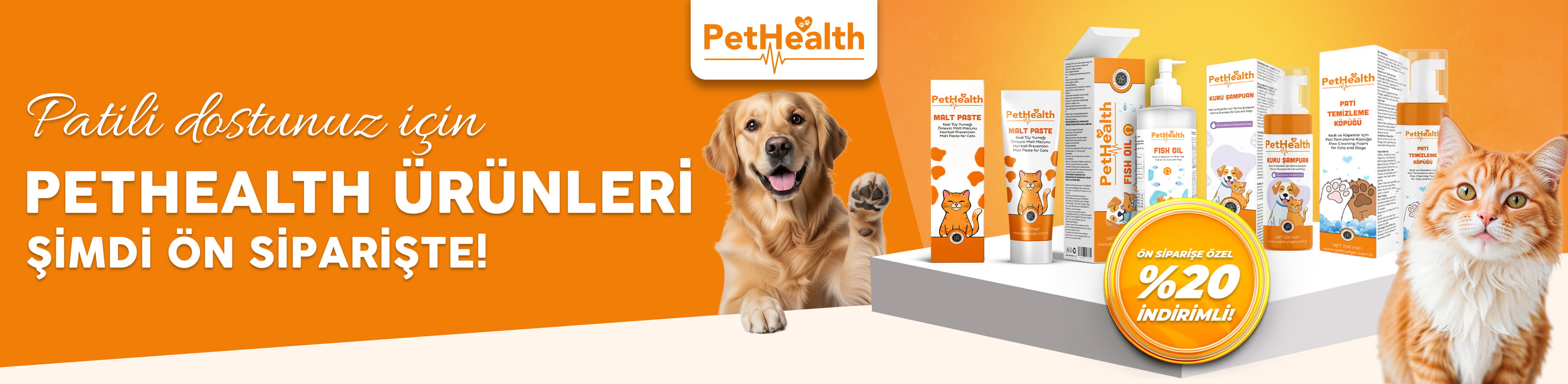 Pethealth Ürünleri Şimdi Ön Siparişte