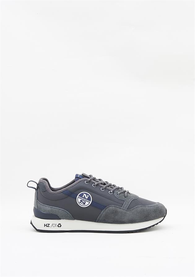 NORTH SAILS 827 Herren-Sneaker - Stoff & Wildleder Sneaker Für Männer
