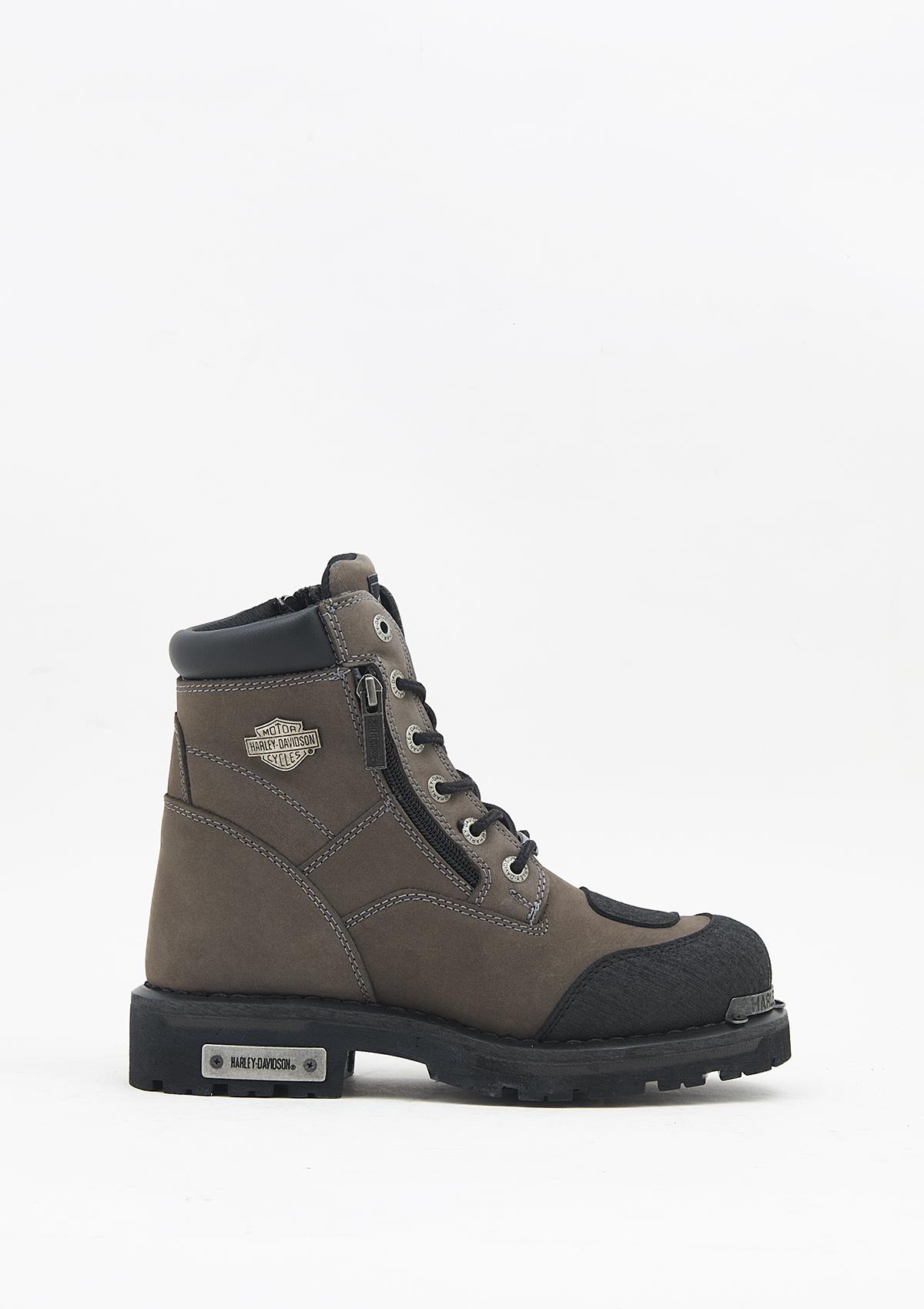 Harley Davidson Renshaw Erkek Gri Nubuk Bot