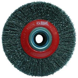 GRİ TELLİ DAİRE FIRÇA 75x16 mm