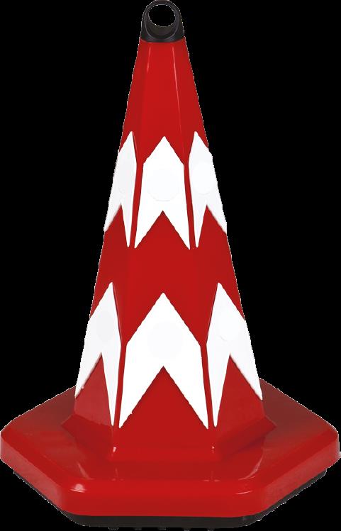 KEDİ GÖZLÜ REKLAM KONİSİ 50 cm