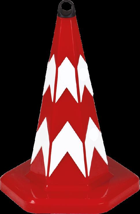 KEDİ GÖZLÜ REKLAM KONİSİ 50 cm